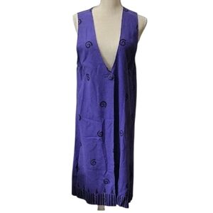 Beth Nash Vintage Purple Sleeveless Vest
